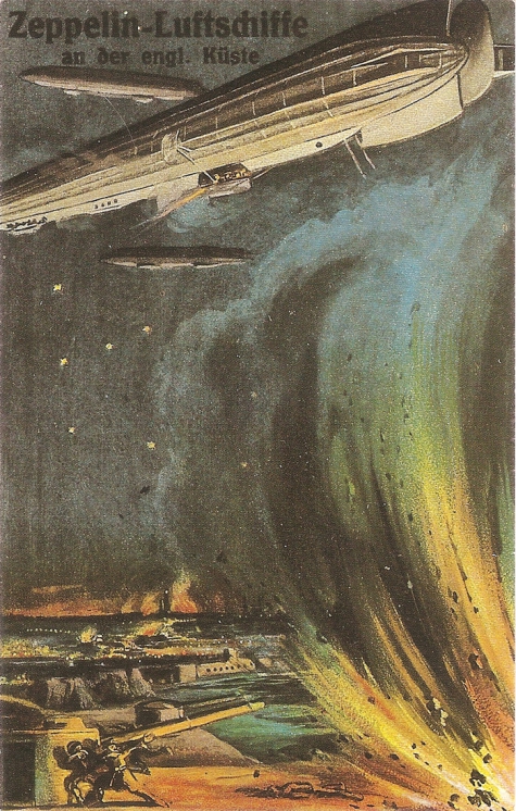 Zeppelininvasie boven Engelse kust, 1915