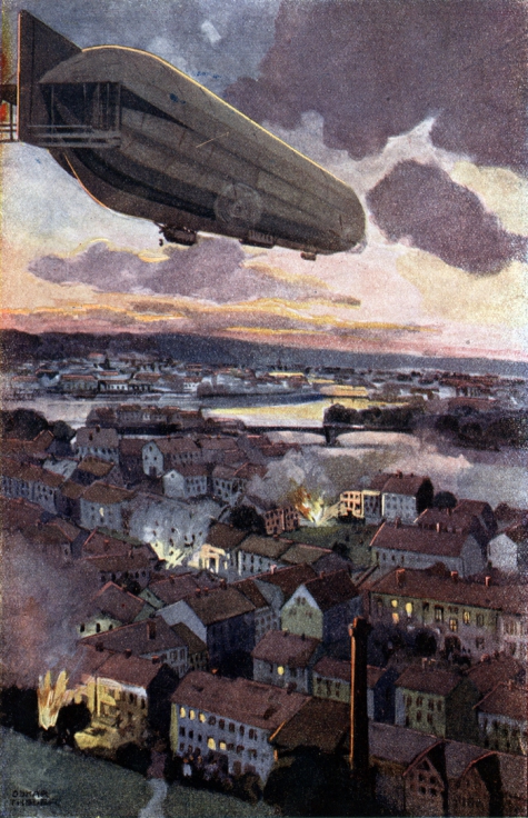 Zeppelin boven Lüttich