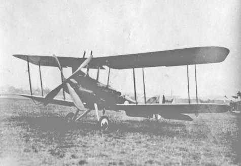 Brits toestel dat ingezet werd tegen de centrale mogendheden, 1917