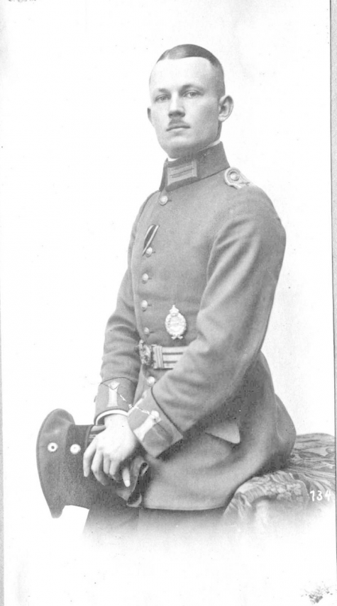 Vliegenier Parschau, 1917