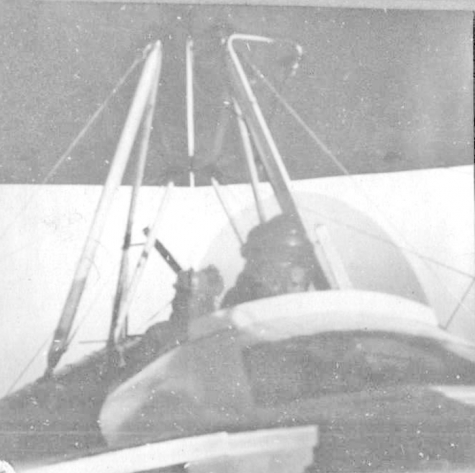 Piloot Radke, van de Staffel 13 in volle vlucht, 1917