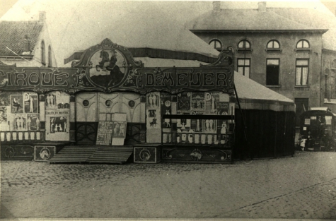 Circus Demeyer op Houtem Jaarmarkt, Sint-Lievens-Houtem, 1922-1928