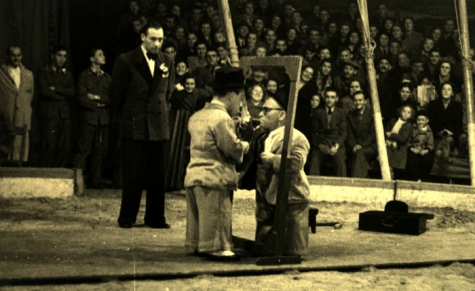Nadje en Franske van Circus Tondeurs, Sint-Lievens-Houtem, 1920-1950