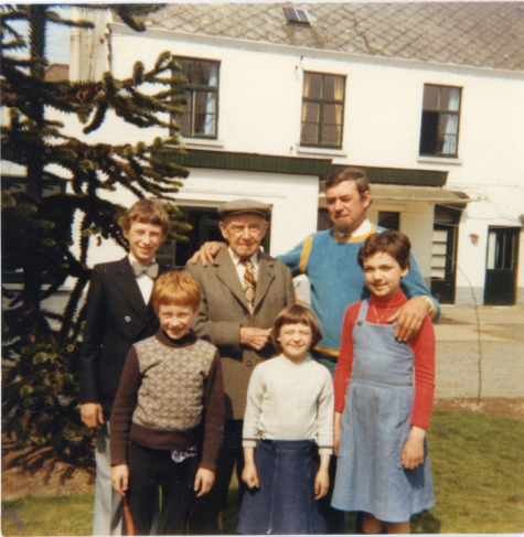 Familie Rahoens, boomkwekers, Oosterzele, jaren 1975-1980