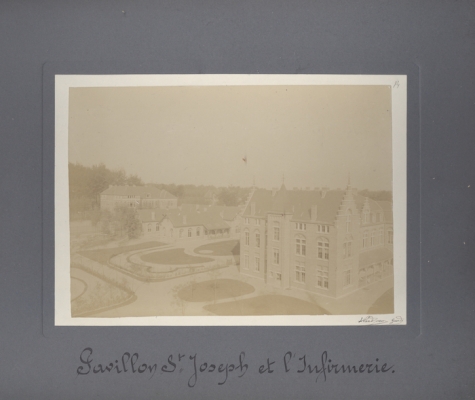 Sint-Jozef paviljoen en ziekenzaal, Caritasinstituut, Melle, 1910-1915