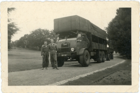 Camion voor bosgrond, Lochristi, jaren 1950
