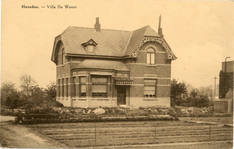 Ansichtkaart bloemisterij De Wever, Heusden, 1920-1940