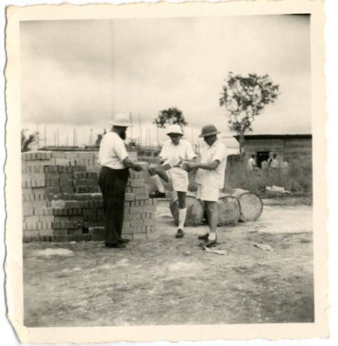 Missiepost pater Alfons Mabilde en medebroeders, Belgisch-Congo, ca. 1960