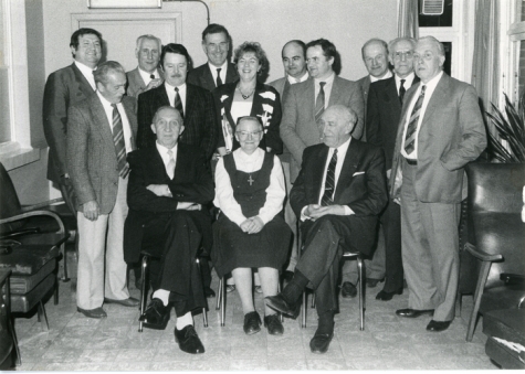 Afscheid van OCMW-lid Adolf T&#039;Jampens, Lochristi, 17 maart 1989