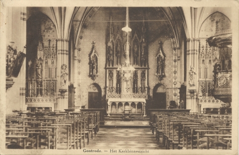 Gontrode - Het Kerkbinnenzicht