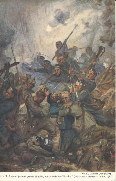 MELLE ne fut pas une grande bataille, mais c'était une Victoire (FRONT DES FLANDRES - 10 OCT. 1914)