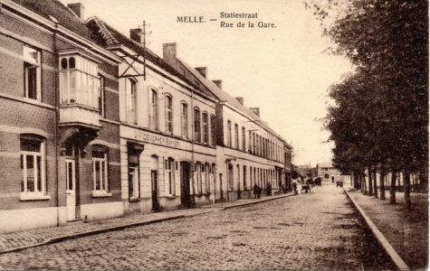MELLE - Statiestraat / Rue de la Gare.