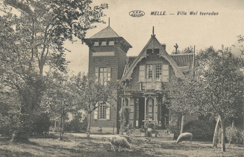 Melle. - Villa Wel tevreden.