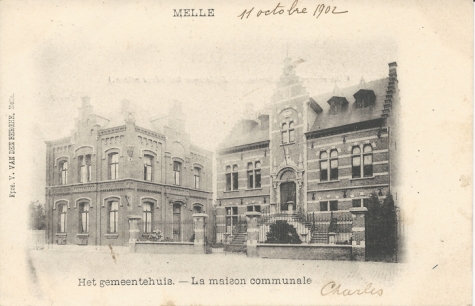 MELLE / Het gemeentehuis. - La maison communale
