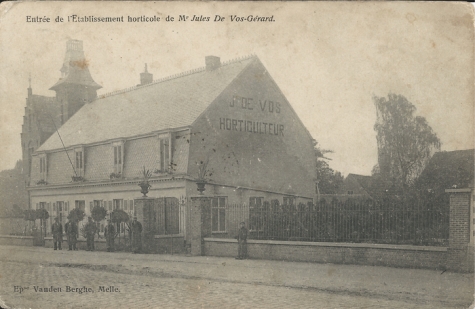Entrée de l'Établissement horticole de Mr. Jules De Vos - Gérard