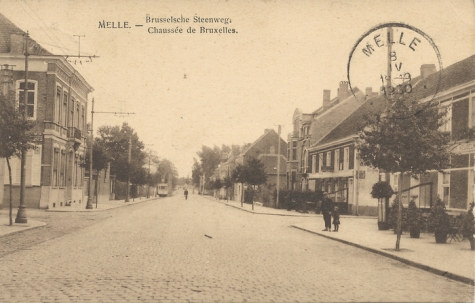 MELLE. - Brusselsche Steenweg / Chaussée de Bruxelles.