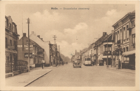 Melle. - Brusselsche steenweg
