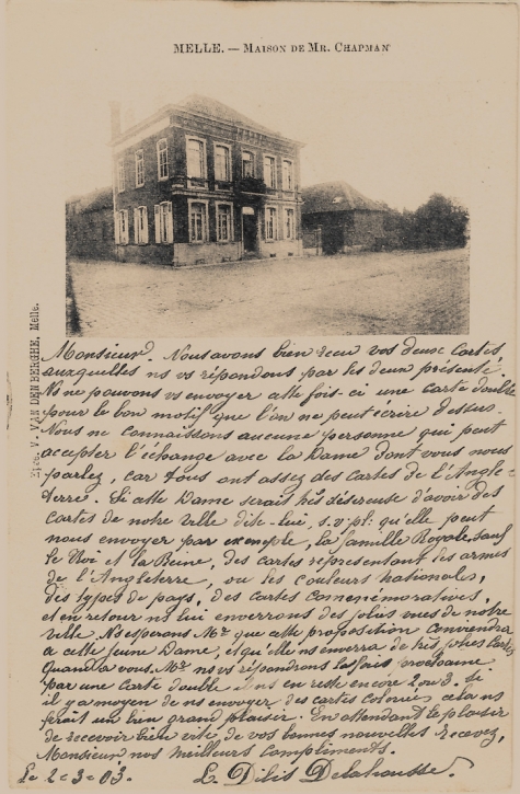 MELLE. - Maison de Mr. Chapman
