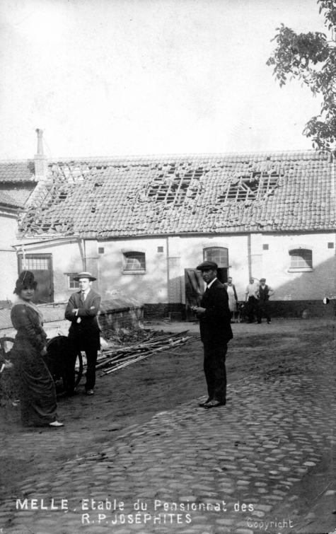 MELLE. Etable du Pensionnat des R.P. JOSÉPHITES