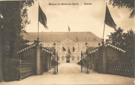 Maison de Melle-lez-Gand. Entrée