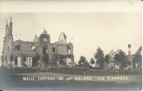 MELLE. CHÂTEAU DE MR. ROLAND. VUE D'ARRIÈRE - COPYRIGHT