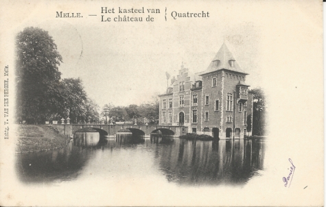 MELLE. - Het kasteel van / Le château de  Quatrecht