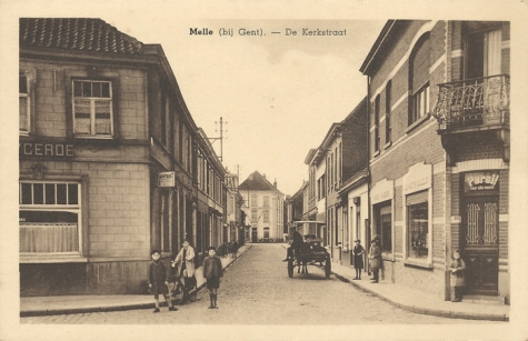 Melle (bij Gent). - De Kerkstraat