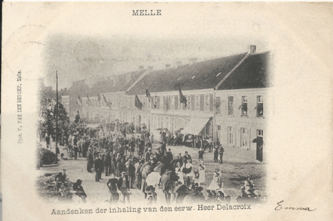 MELLE / Aandenken der inhaling van den eerw. Heer Delacroix