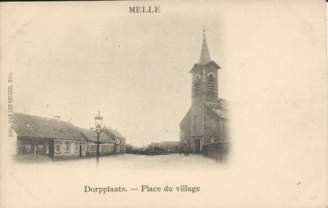 MELLE / Dorpplaats. - Place du village