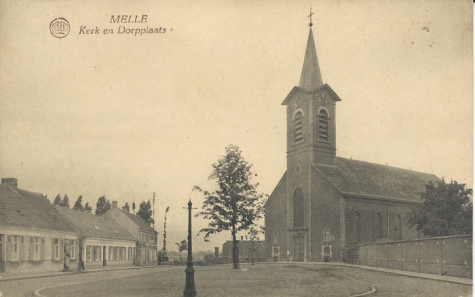 MELLE / Kerk en Dorpplaats