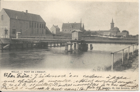 MELLE. - PONT DE L'ESCAUT