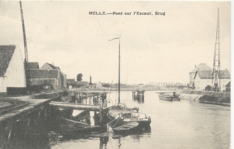  Pont sur l'Escaut. Brug
