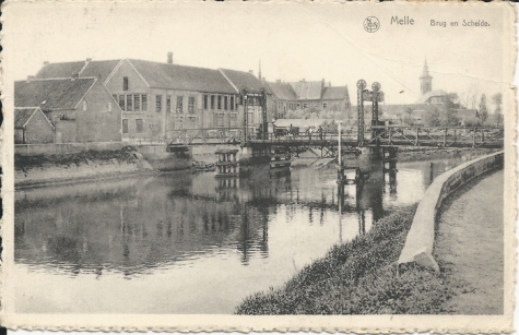 Melle Brug en Schelde.