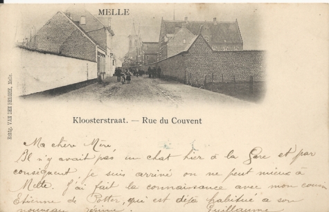 MELLE / Kloosterstraat. - Rue du Couvent.