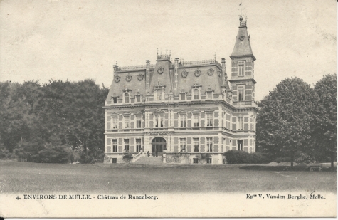 4. ENVIRONS DE MELLE - Château de Runenborg