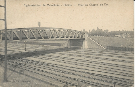 Agglomération de Meirelbeke - Station - Pont du Chemin de Fer.