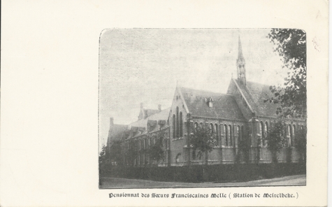 Pensionnat des Soeurs Franciscaines Melle (Station de Meirelbeke).