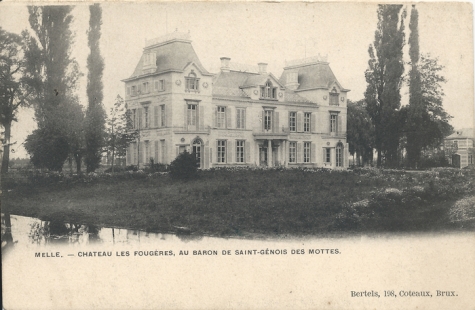 MELLE. - CHATEAU DES FOUGÈRES, AU BARON DE SAINT-GÉNOIS DES MOTTES.