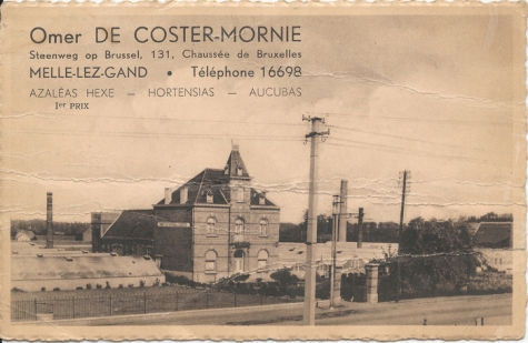 Omer DE COSTER-MORNIE, …..