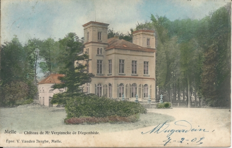 Melle - Château de Mr Verplancke de Diepenhède.