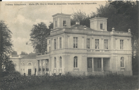 Château Schaubosch Melle (Fl.Or.) à Mme la Douairière Verplancken de Diepenhède
