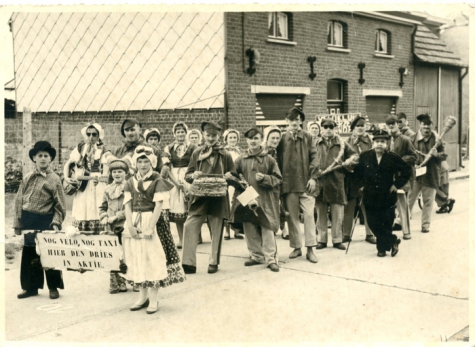 Inhuldiging burgemeester Otte, Sint- Lievens- Houtem circa 1958