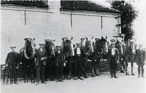 De familie Sedeyn, transportbedrijf, Merelbeke, 1928