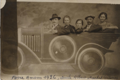 Albert en Rachel De Smet op de kermis in Amiens, 1926