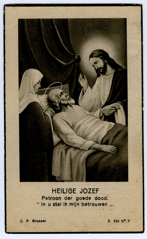 Bidprentje Eerwaarde Zuster Augusta, Herdersem, 1952