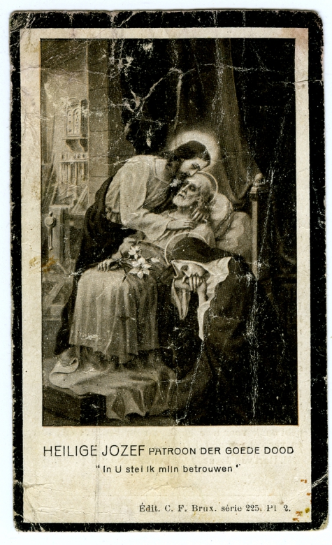 Bidprentje van Severin Verstraeten, St- Lievens- Houtem, 1927