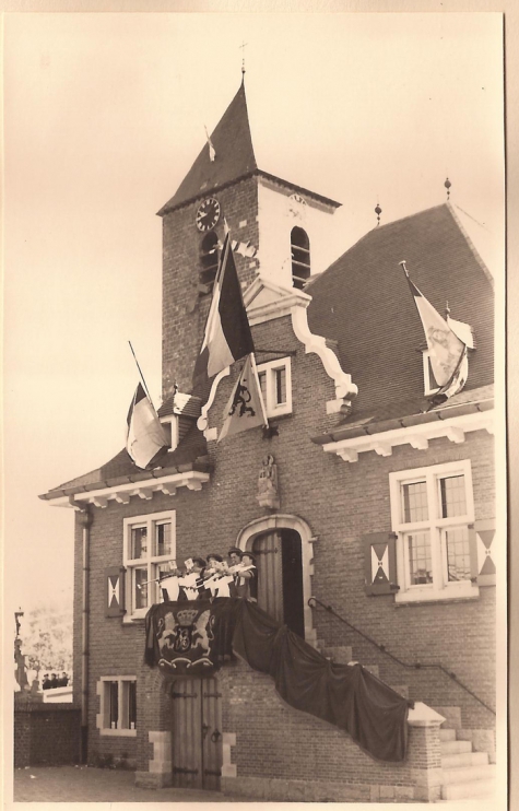 Gemeentehuis, Sint- Lievens- Houtem, 1957