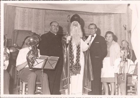 Sinterklaas op bezoek, Patronage, Sint-Lievens-Houtem, 1960-1970