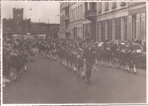 Op stap met de jeugdfanfare, Sint-Lievens-Houtem
