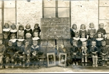Klasfoto leerlingen basisschool &#039;t Klooster, Oosterzele
